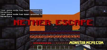 Escape the Nether – Chapters: 1 – 2 Map