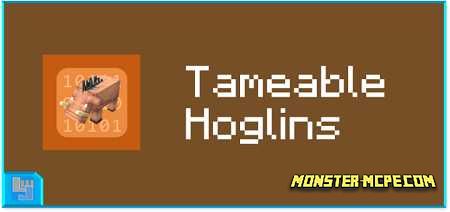 Tameable Hoglins Add-on 1.16/1.15+