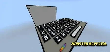 Typewriter in Minecraft Map