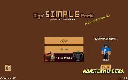 Digs’ Simple Pack Texture Pack