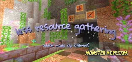 Less Resource Gathering Add-on 1.16/1.15+