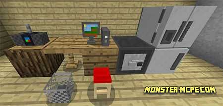 minecraft pe furniture ideas