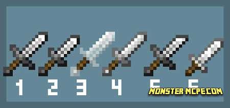 Lower Swords Texture Pack for Minecraft