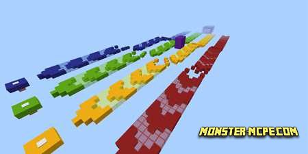 Rainbow Lucky Block Race Map