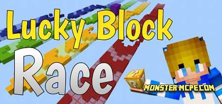 Rainbow World Lucky Block Race