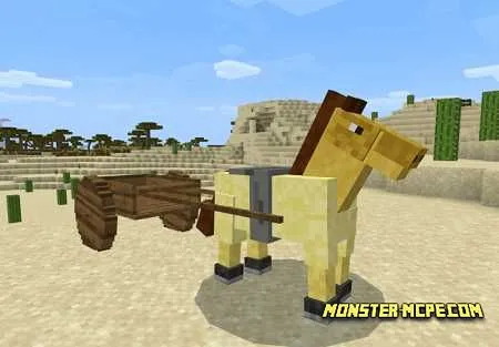 Horse with a cart