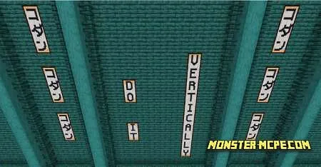 Vertical Block letters