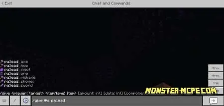 command to get the items (2)