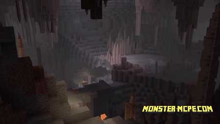 mcpe monster 1.18 cave and cliffs