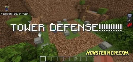 Tower Defense Simulator in Minecraft Map