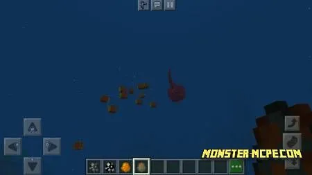 goldfish attacking a mob like the Guardian