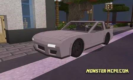 Mazda RX 7 Modified design of Yellow