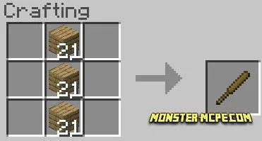 craft The wooden bat