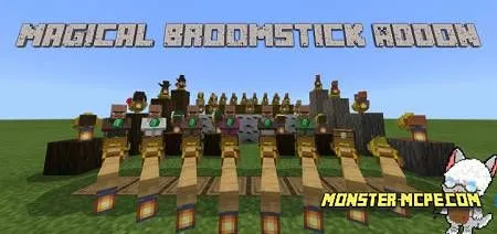 Magical Broomstick Add-on 1.16+