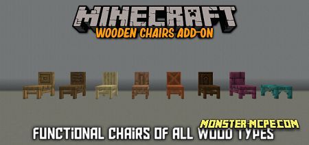 Wooden Chairs Add-on 1.16+