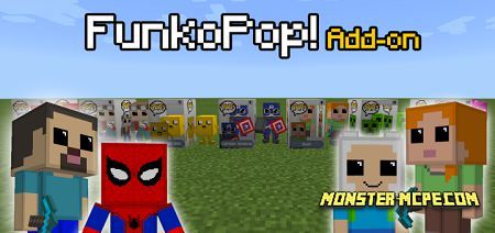 MinePOP Addon V1.2 (1.19) - MCPE/Bedrock FUNKO-POP Mod 