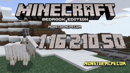 Minecraft PE 1.16.210.50 for Android