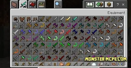 Weapons, tools, and armor
