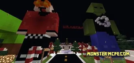 RageNation Christmas Town Map
