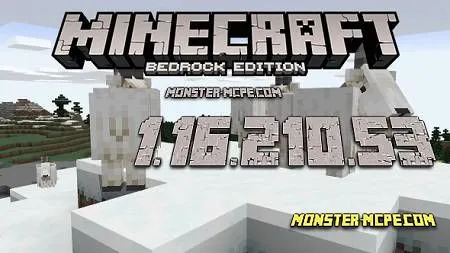 Minecraft PE 1.16.210.53 for Android
