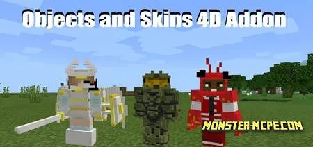 Skins 4D and Objects 4D Add-on 1.16+