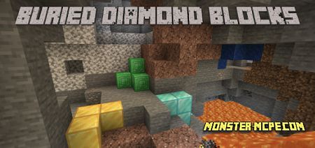 Buried Diamond Blocks Add-on 1.16+