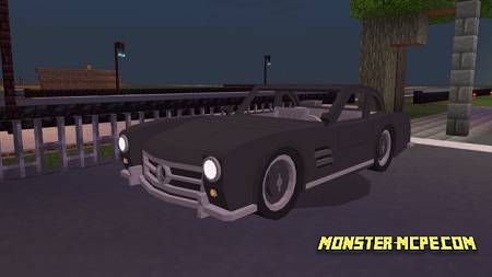 Mercedes Benz 300SL Simple Black
