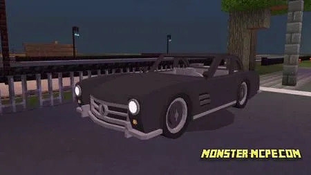 Mercedes Benz 300SL Simple Black