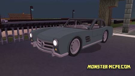 Mercedes Benz 300SL Unusual Gray-Blue