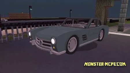Mercedes Benz 300SL Unusual Gray-Blue
