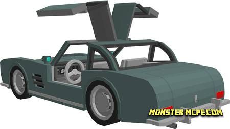 Gullwing doors open
