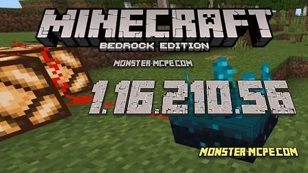 Minecraft PE 1.16.210.56 for Android