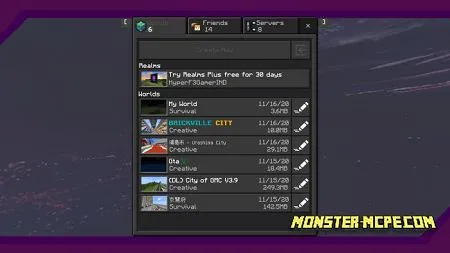 Play menu