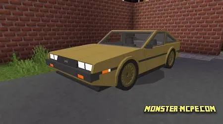 Gold DeLorean DMC-12