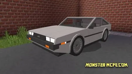 Silver DeLorean DMC-12