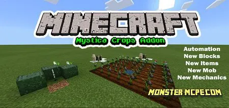 Mystica Crops Add-on 1.16+
