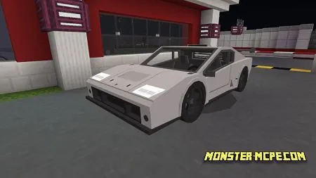 White Lamborghini Diablo