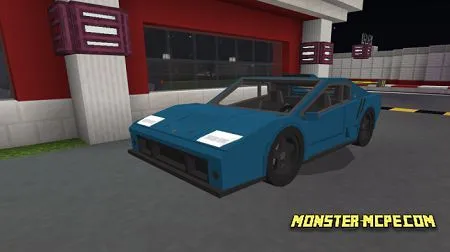 Blue Lamborghini Diablo