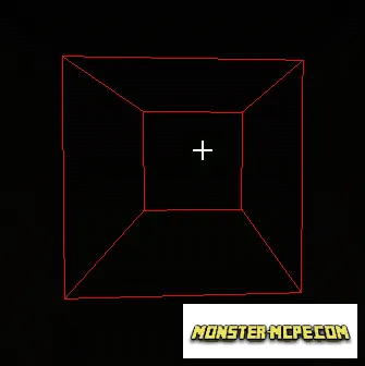 The red outline black