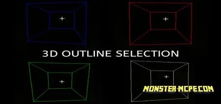 3D Block Outline Texture Pack