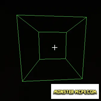 The green outline black