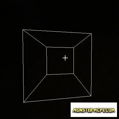 White outline black