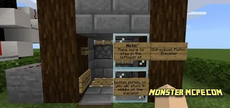 Old-school Piston Elevator