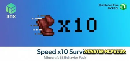 Speed x10 Survival Add-on 1.16+
