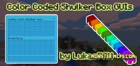 Color Coded Shulker Box GUI Resource Pack
