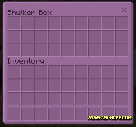 Undyed Shulker Box GUI