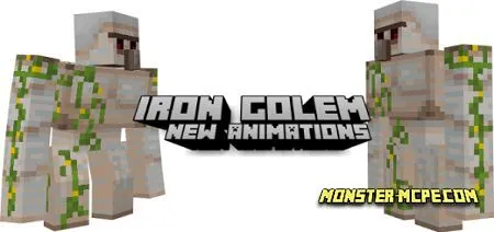 New Iron Golem Animations Texture Pack