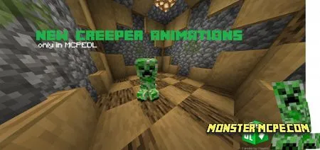 New Creeper Animations Texture Pack
