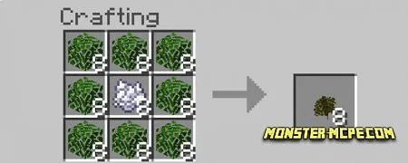 craft the bushy leaves