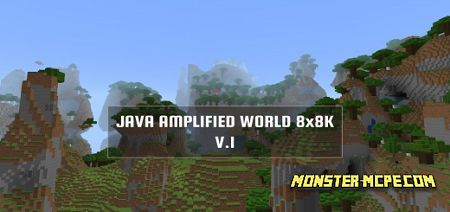 Real Java Amplified World 8x8k Map